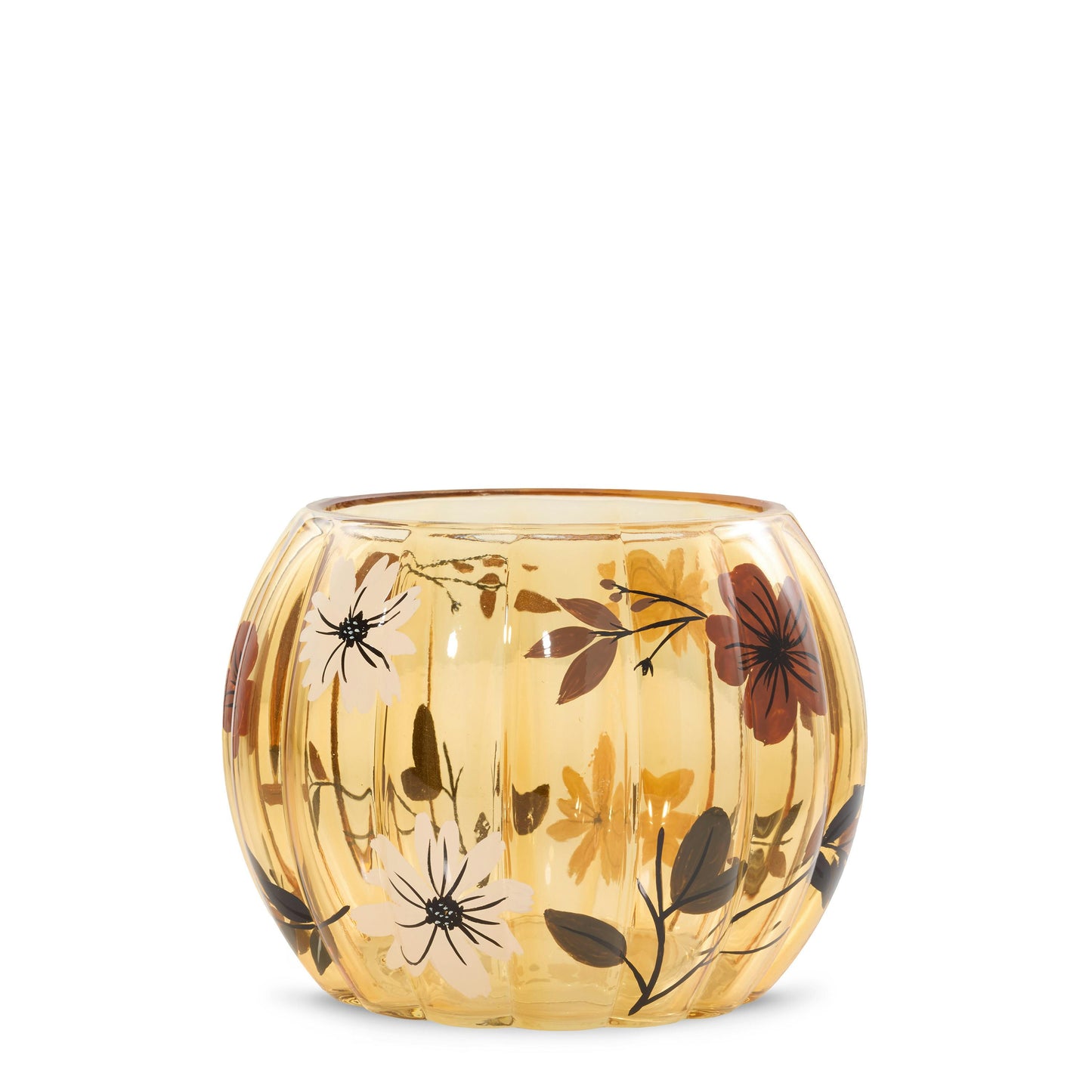 Flower Pumpkin Jar Candle Holder Jar Candle Holder