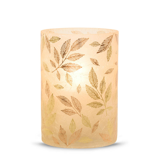 Frosted Gold Jar Candle Holder Jar Candle Holder