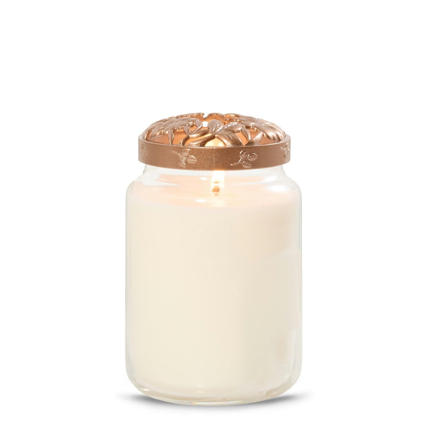 Floral Etch Illuma-Lid® Jar Candle Topper Illuma-Lid® Jar Candle Topper