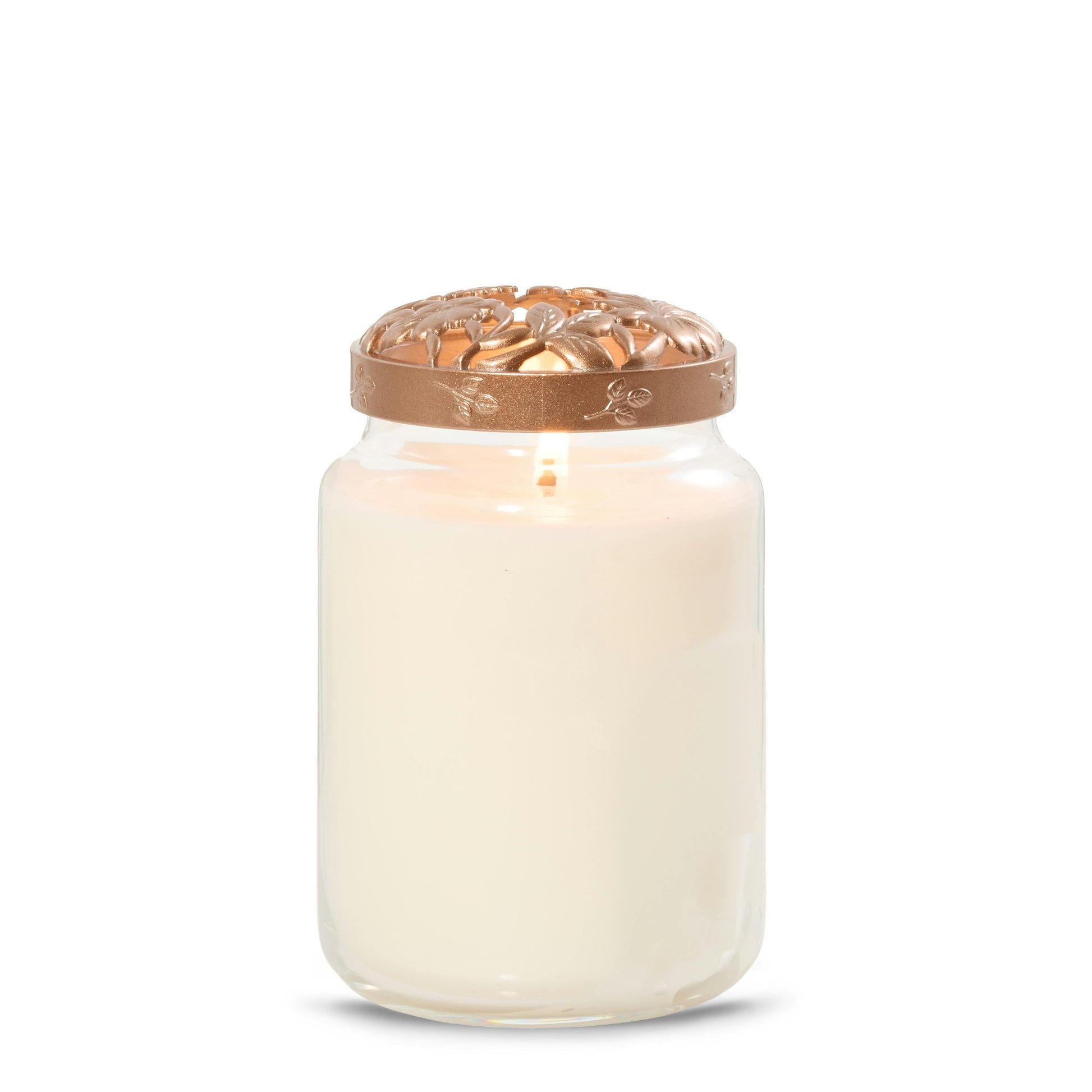 Floral Etch Illuma-Lid® Jar Candle Topper Illuma-Lid® Jar Candle Topper