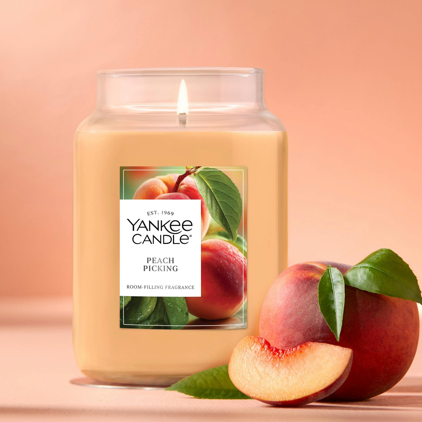 Peach Picking Original Large Jar Candle