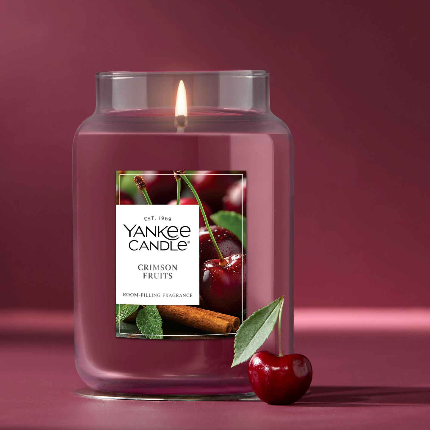 Crimson Fruits Original Large Jar Candle