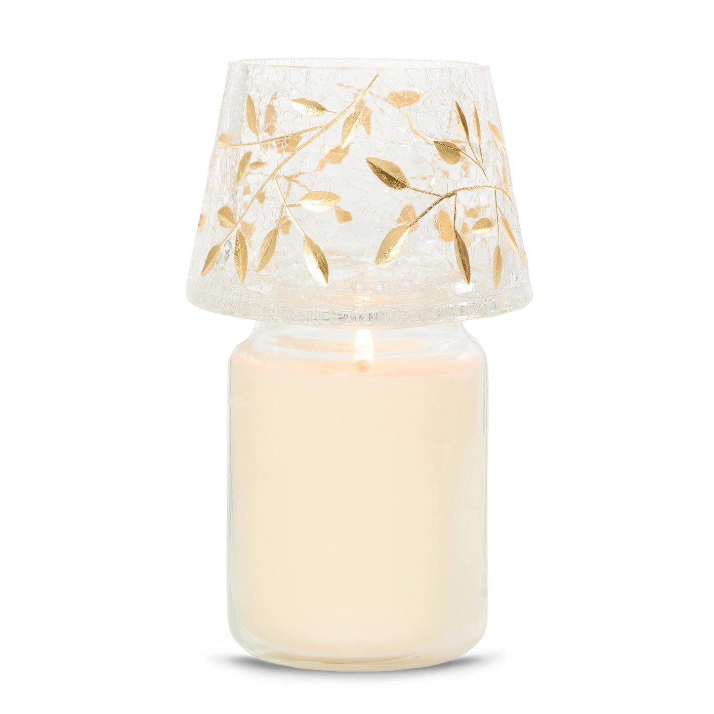 Gold Blossom Jar Candle Shade Jar Candle Shades