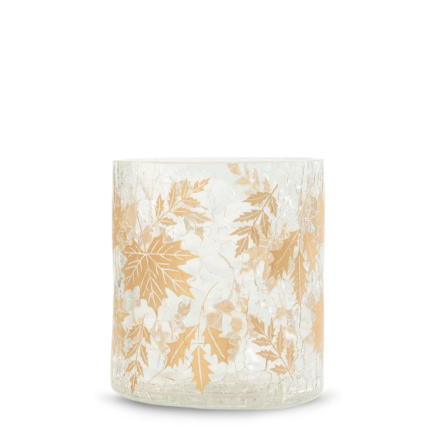 Crackle Leaves Tea Light Candle Holder Tea Light Candle Holders