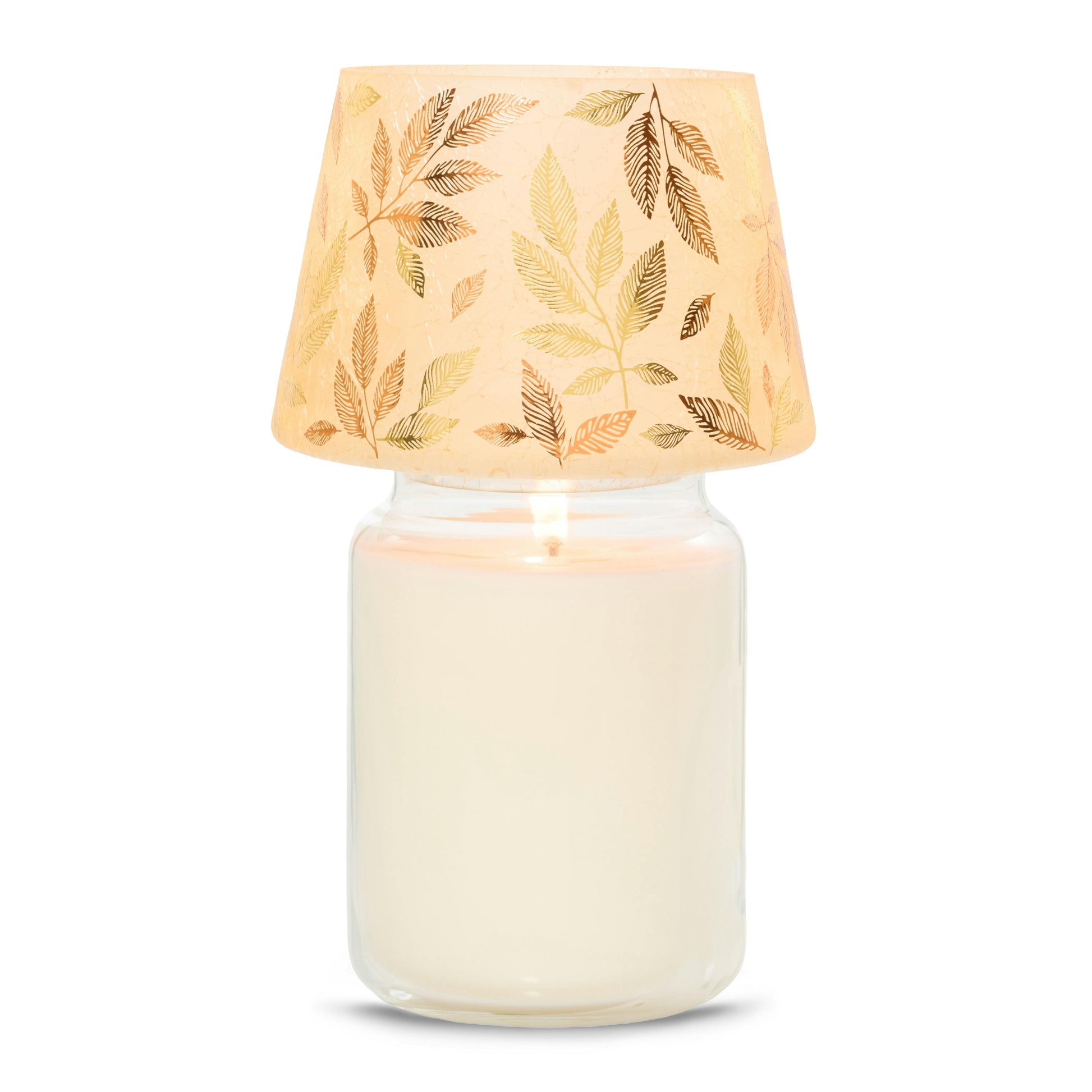 Frosted Gold Jar Candle Shade Jar Candle Shades