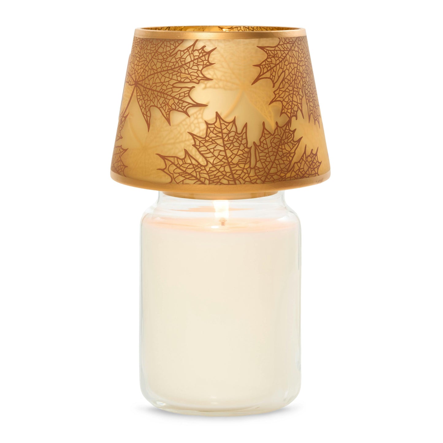 Crackle Leaves Jar Candle Shade Jar Candle Shades