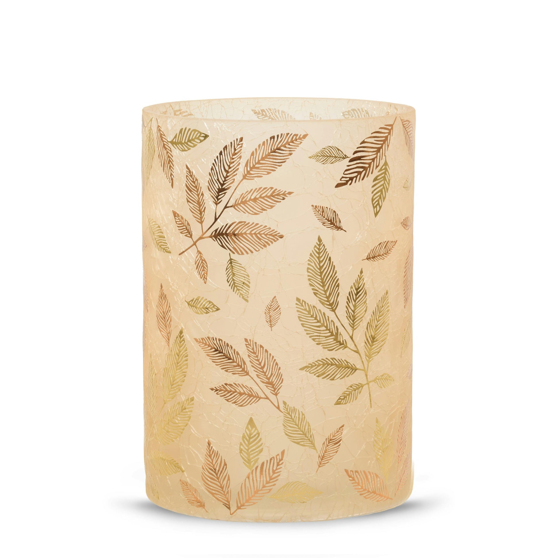 Frosted Gold Jar Candle Holder Jar Candle Holder