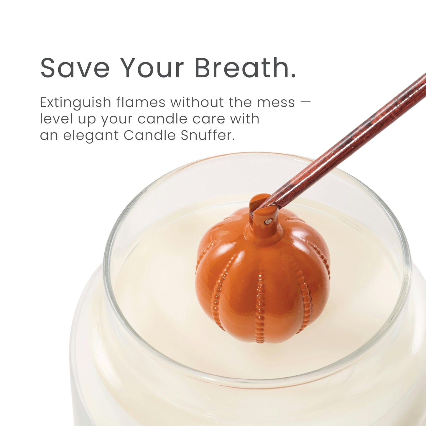 Pumpkin Candle Snuffer Candle Tool