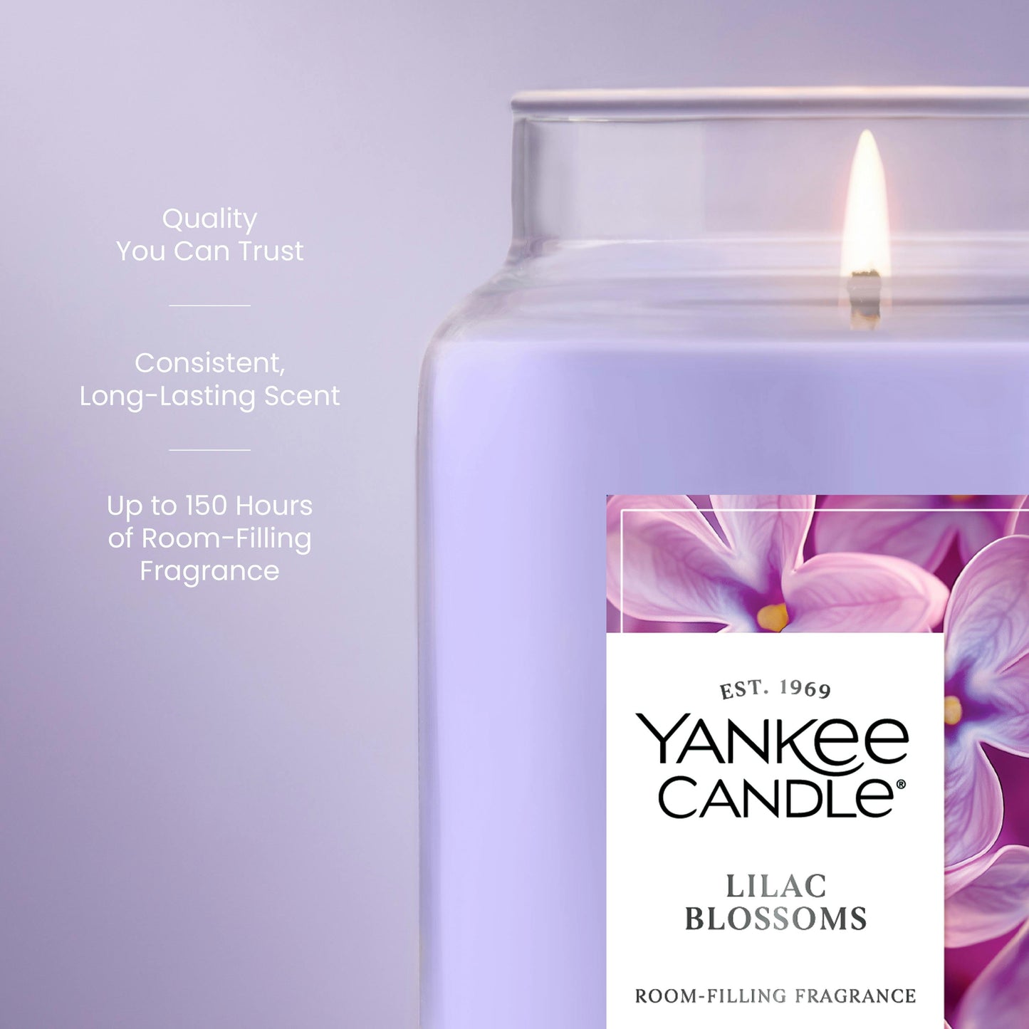 Lilac Blossoms Original Large Jar Candle
