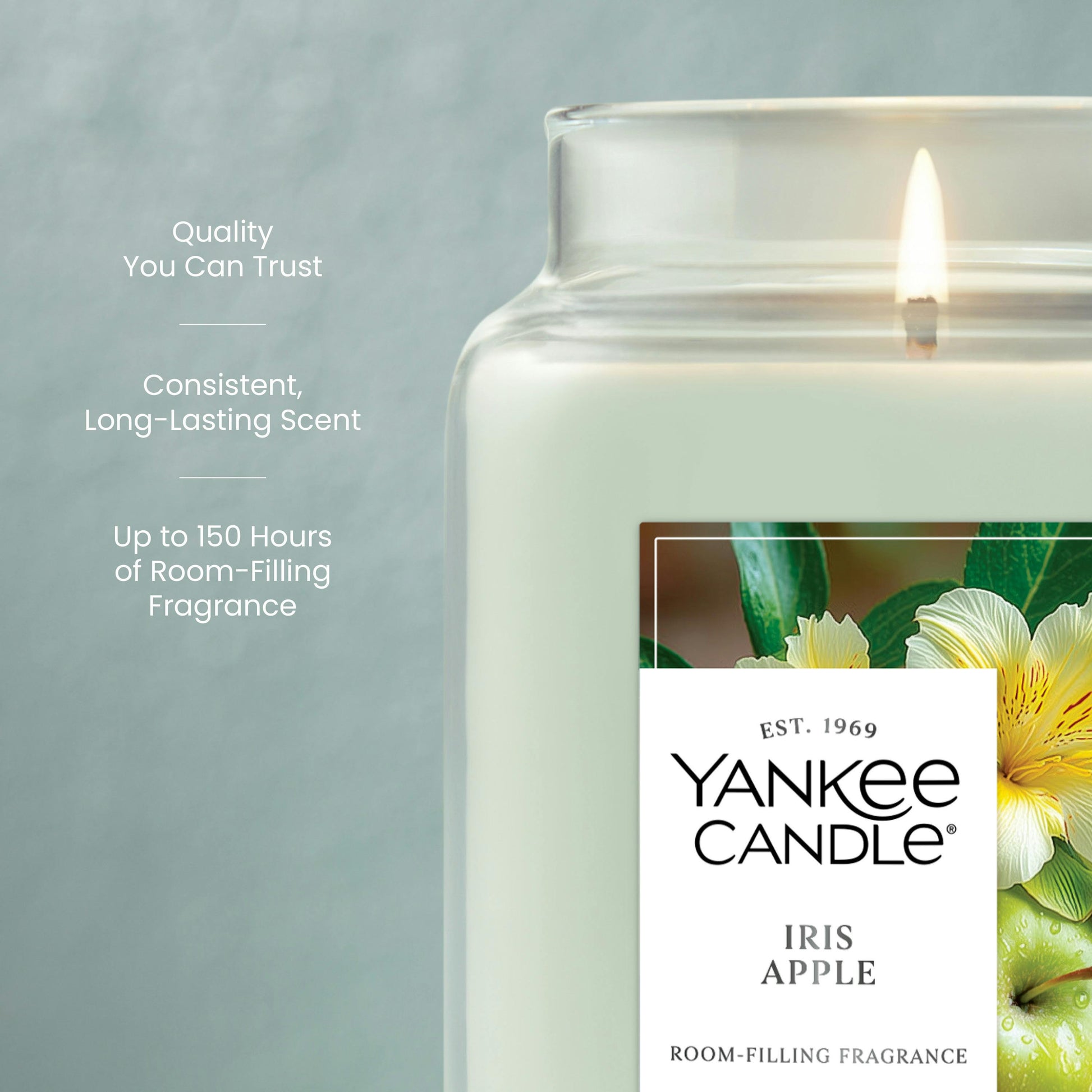 Iris Apple Original Large Jar Candle