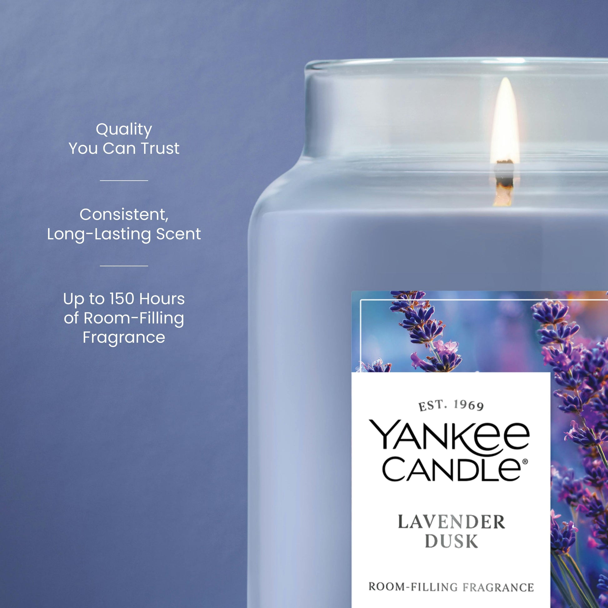 Lavender Dusk Original Large Jar Candle