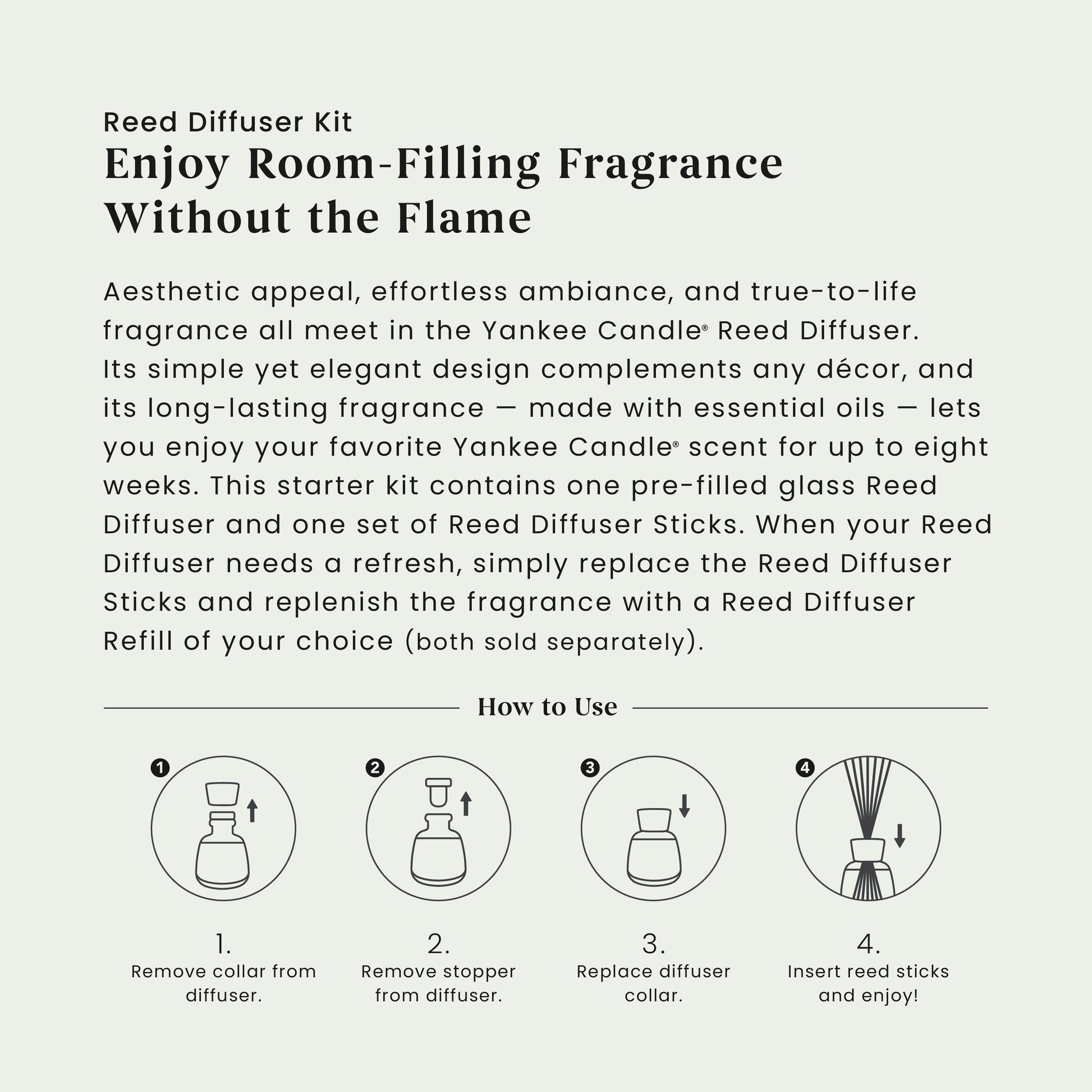Clean Cotton® Reed Diffuser Kit